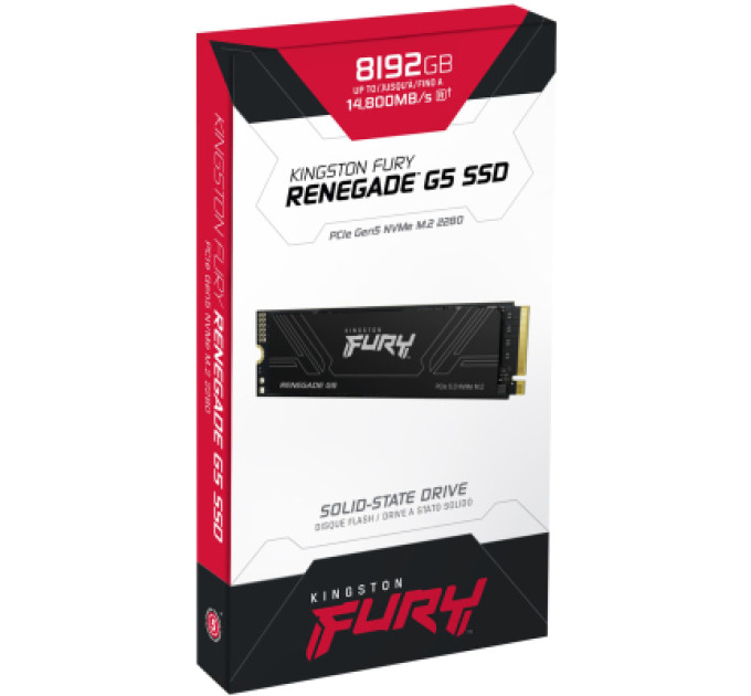 Kingston Накопичувач SSD M.2 2280 8TB FURY Renegade G5 Kingston (SFYR2D/8T1)