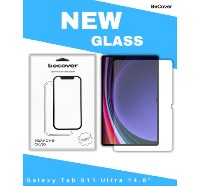 BeCover Скло захисне BeCover Samsung Galaxy Tab S11 Ultra (SM-X930/X936) 14.6" (714556)