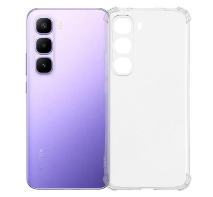 BeCover Чохол до мобільного телефона BeCover Anti-Shock Infinix Hot 60 Pro 4G (X6885) Clear (714560)