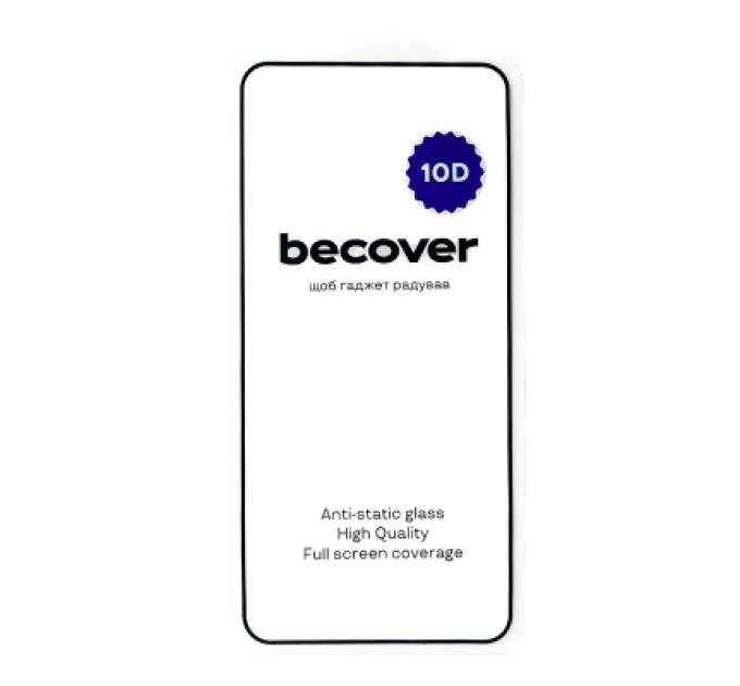 BeCover Скло захисне BeCover 10D Xiaomi Redmi 15 Black (713906)