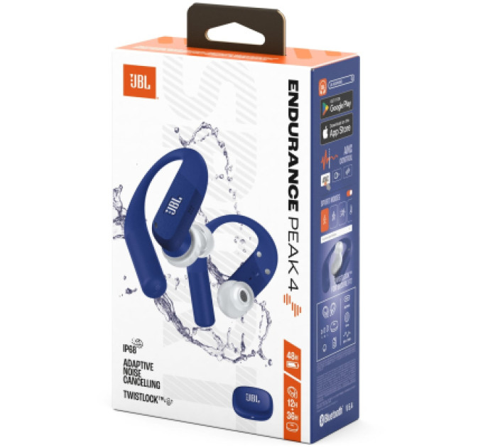 JBL Навушники JBL Endurance Peak 4 Blue (JBLENDUPEAK4BLU)