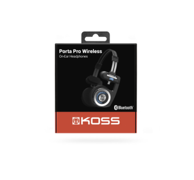 Koss Навушники Koss Porta Pro On-Ear Wireless Black (197675.102)