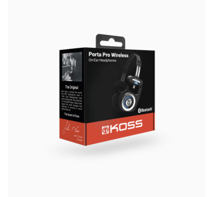 Koss Навушники Koss Porta Pro On-Ear Wireless Black (197675.102)