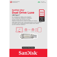 USB флеш накопичувач SanDisk 512GB Ultra Dual Drive Luxe USB 3.1 + Type-C (SDDDC4-512G-G46)