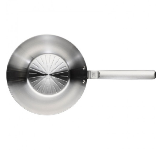 Сковорода Fiskars Вок Norden 28 см без покриття (1067630)