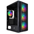 1stPlayer Корпус 1stPlayer X5-BK-4F1 Black 750W (X5-BK-4F1-PS-750FK-EU)