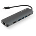 Vinga Концентратор Vinga USB-C 3.1 to HDMI+RJ45_1Gbps+3xUSB3.0+SD/TF+PD100W (VHYC8)