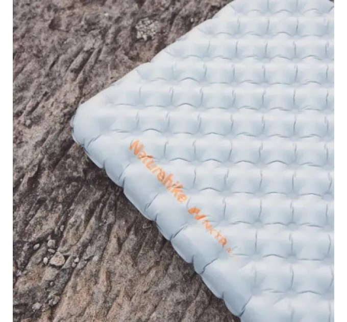 Матрац надувний Naturehike CNK2450WS012, 186х64, сірий (6976507663359)