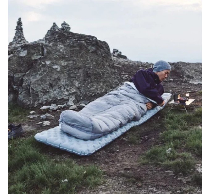 Матрац надувний Naturehike CNK2450WS012, 186х64, сірий (6976507663359)