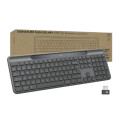Logitech Клавіатура Logitech Slim Solar+ for Business Wireless/Bluetooth Graphite (920-013779)