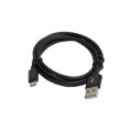 Patron Дата кабель USB 2.0 AM to Micro 5P 1.0m 2.4A black Patron (CAB-PN-USB-MICRO-1-B)