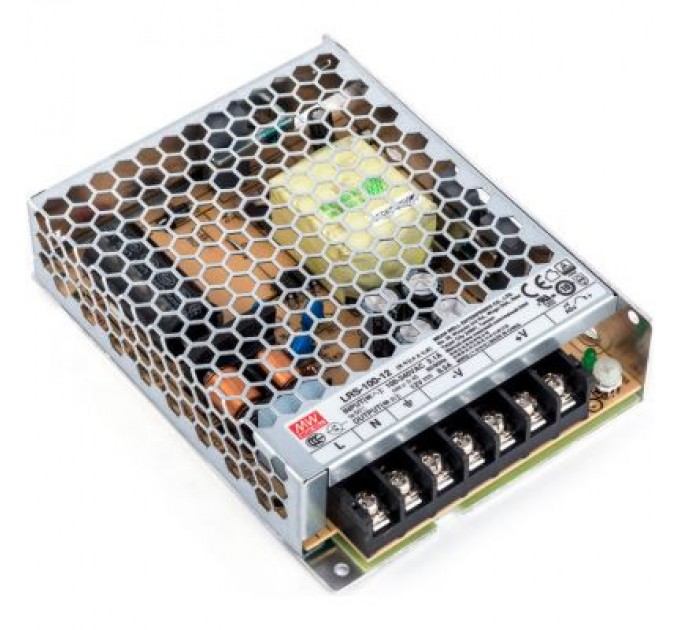 Блок живлення для систем відеоспостереження MeanWell LRS-100-12