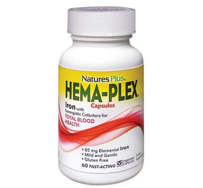 Вітамінно-мінеральний комплекс Natures Plus Комплекс для Підтримки Оптимального Здоров'я Крові, Hem (NAP-03772)
