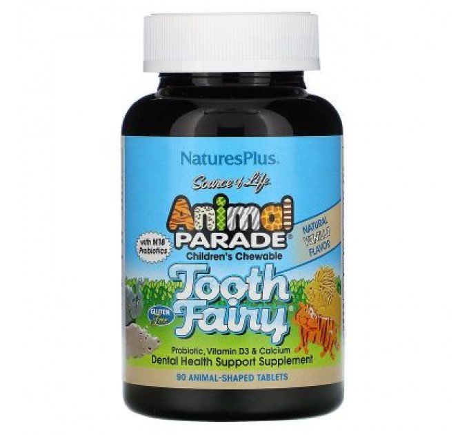 Пробіотики Natures Plus Пробіотик для Здоров'я Зубов і Порожнини Рота для Дітей, В (NAP-29948)