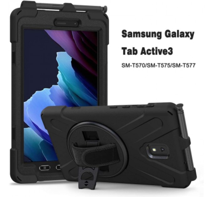 BeCover Чохол до планшета BeCover Heavy Duty Case Samsung Galaxy Tab Active 3 SM-T570/SM-T575/SM-T577 8" Black (710047)