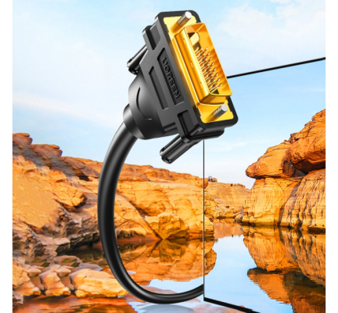 Ugreen Кабель мультимедійний DVI M to DVI M 2.0m 24+1pin DV101 black Ugreen (11604)
