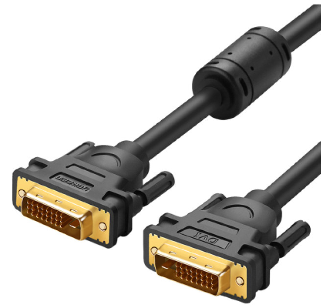 Ugreen Кабель мультимедійний DVI M to DVI M 2.0m 24+1pin DV101 black Ugreen (11604)