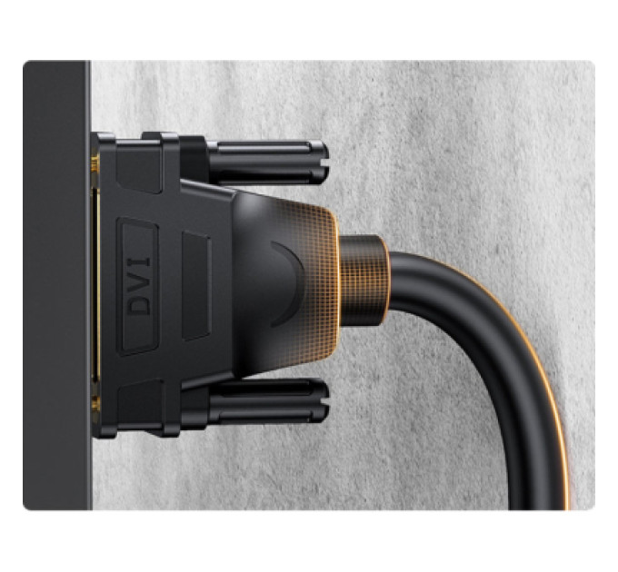 Ugreen Кабель мультимедійний DVI M to DVI M 2.0m 24+1pin DV101 black Ugreen (11604)