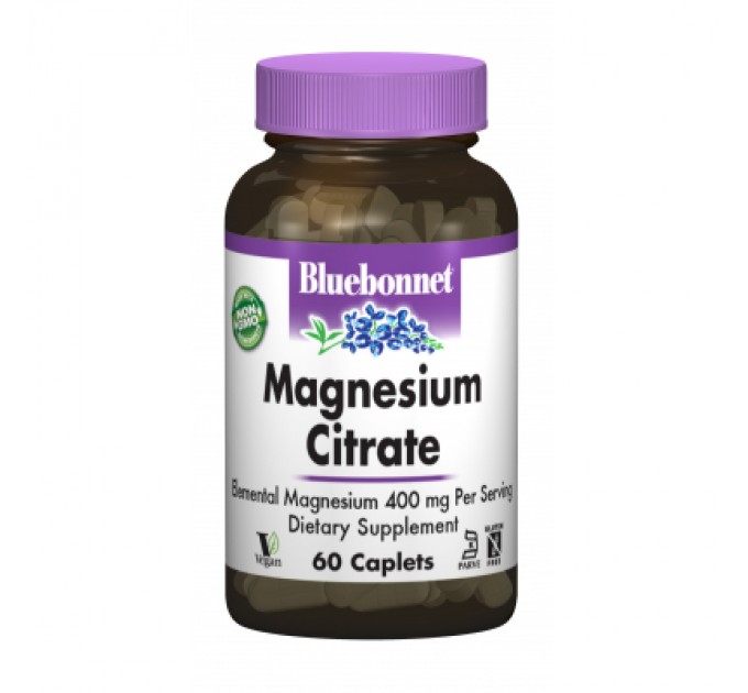 Мінерали Bluebonnet Nutrition Цитрат Магнію, 60 капсул (BLB-00729)