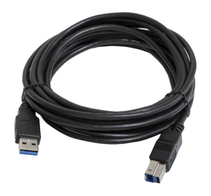 Patron Кабель для принтера USB 3.0 AM/BM 4.5m black Patron (CAB-PN-AMBM-USB3-45)