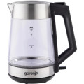 Gorenje Електрочайник Gorenje 1.7л, 2,200 Вт, strix контроль, скло, нерж (K17OGS)