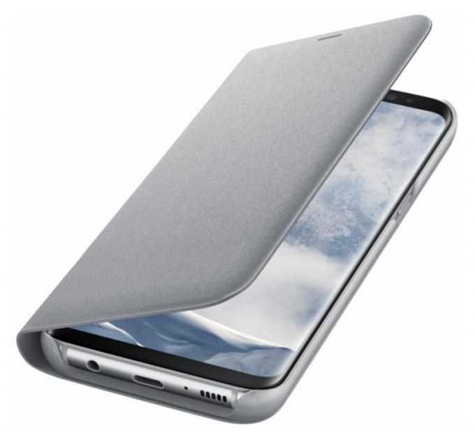 Чохол-книжка Samsung LED View Cover для Samsung Galaxy S8+ G955 Silver (EF-NG955PSEGRU)