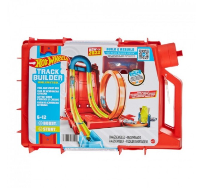 Автотрек Hot Wheels Турботрюки серії Track Builder Unlimited (HDX78)