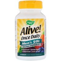 Мультивітамін Nature's Way Мультивітамін для Чоловіків 50+, Alive! Once Daily, Men's 50 (NWY-15691)