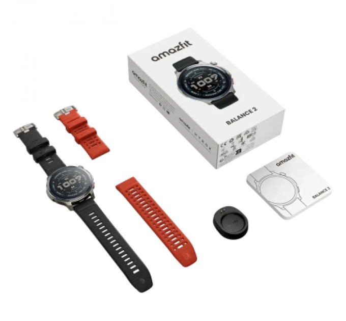 Смарт-годинник Amazfit Balance 2 Чорний W2430GL1N (1167420)