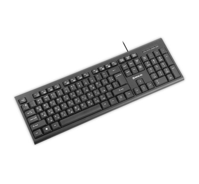 REAL-EL Комплект (клавіатура, мишка) REAL-EL Kit 511 Black