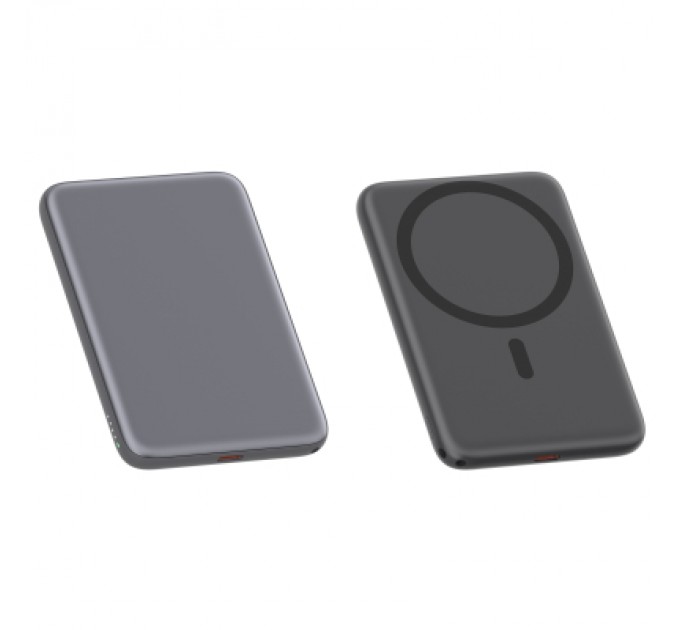 Батарея універсальна Vinga 5000 mAh 20W/15W Wireless (VPBB520WL)