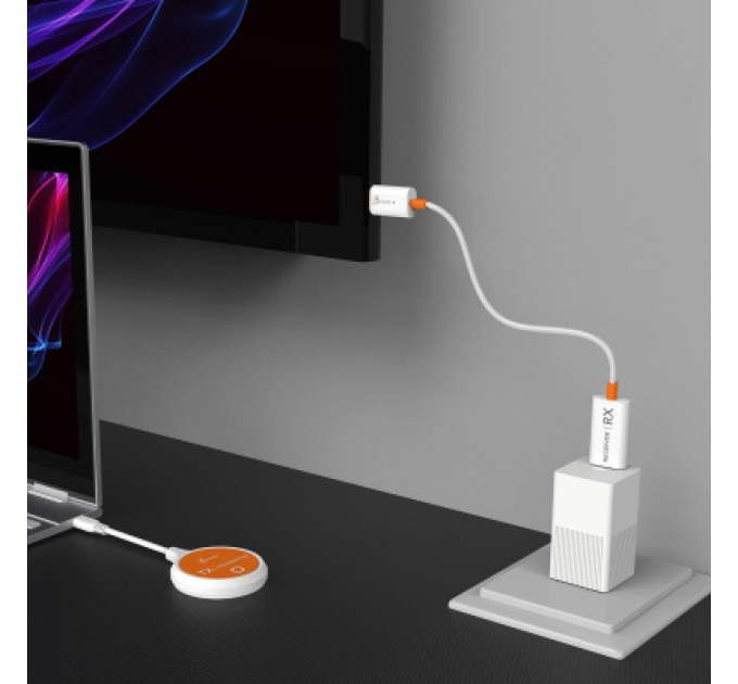 Адаптер ScreenCast Full HD WI-FI 15m USB-C to HDMI Miracast/AirPlay/Chromecast J5create (JVAW62-N)