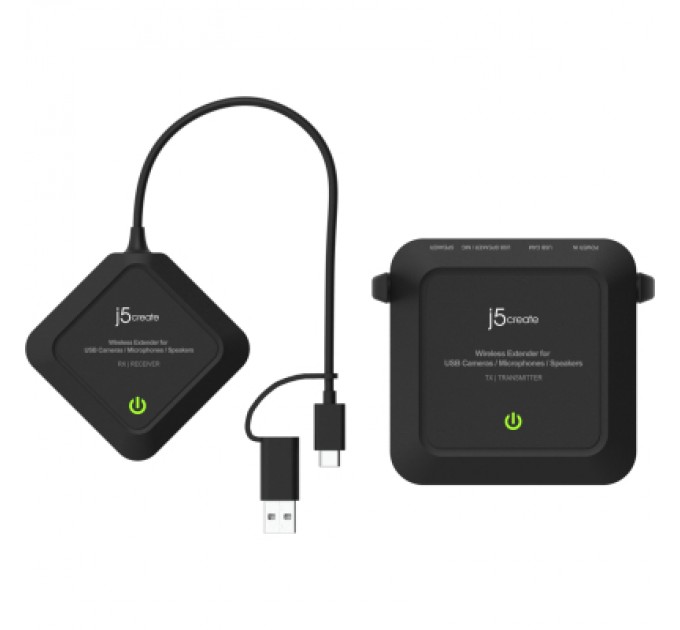 Адаптер extender 25m WIFI 2xUSB-A + USB-C + 3.5mm J5create (JVW120-N)