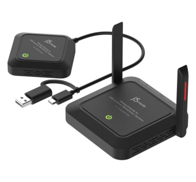 Адаптер extender 25m WIFI 2xUSB-A + USB-C + 3.5mm J5create (JVW120-N)