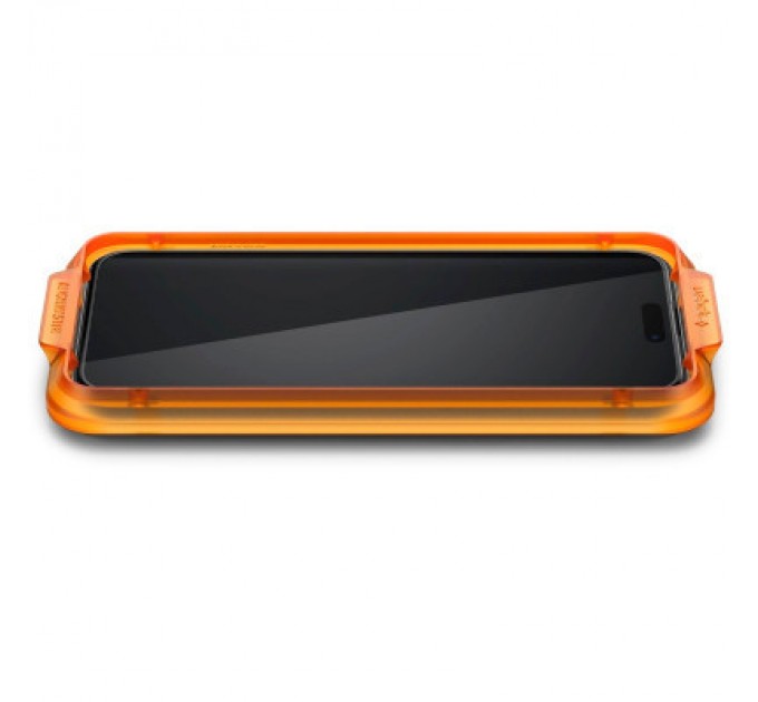 Скло захисне Spigen Apple iPhone 15 Plus Glas.tR AlignMaster FC Black (2P) (AGL06886)