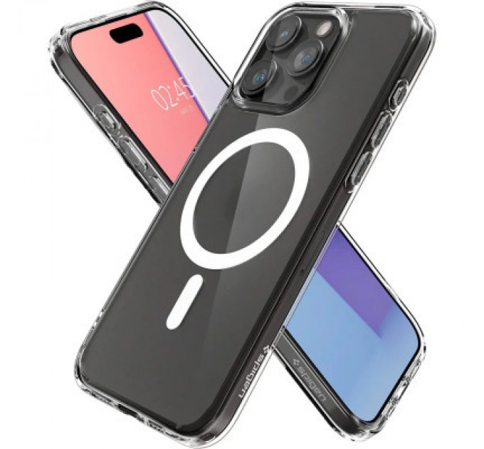 Чохол до мобільного телефона Spigen iPhone 15 Pro Ultra Hybrid MagFit Frost Clear (ACS06719)