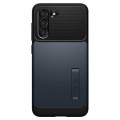 Чохол-накладка Spigen Slim Armor для Samsung Galaxy S21 FE SM-G990 Metal Slate (ACS03152)