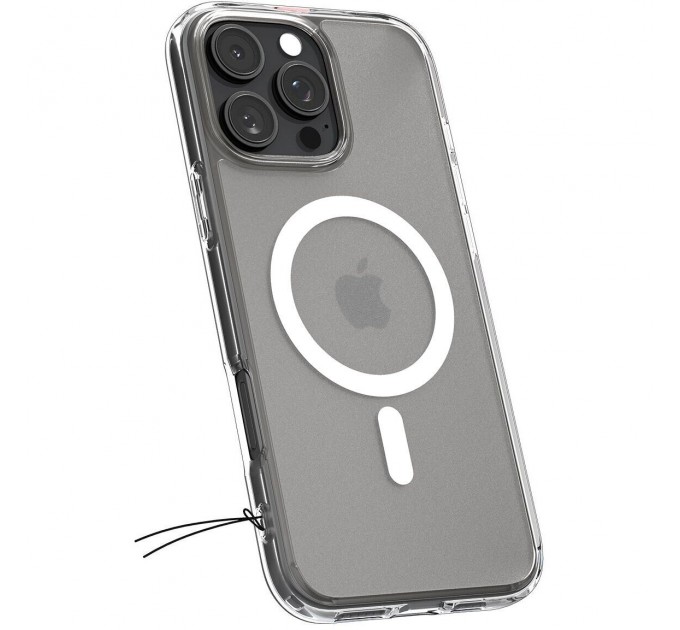 Чохол-накладка Spigen Ultra Hybrid with MagFit для Apple iPhone 16 Pro Max Frost Clear (ACS08002)