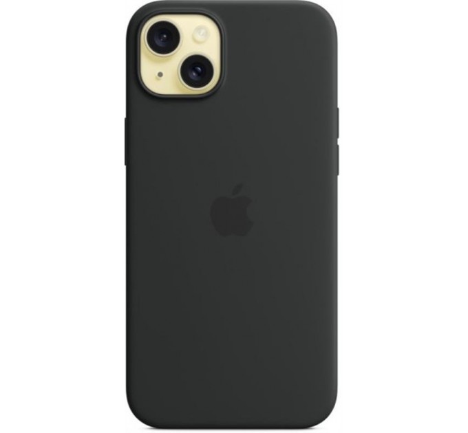 Чохол-накладка Apple Silicone Case with MagSafe для Apple iPhone 15 Plus Black (MT103)