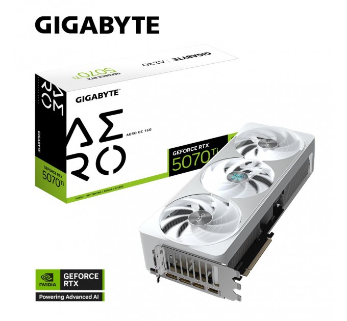 Відеокарта PCIE16 RTX5070TI 16GB GV-N507TAERO OC-16GD GIGABYTE