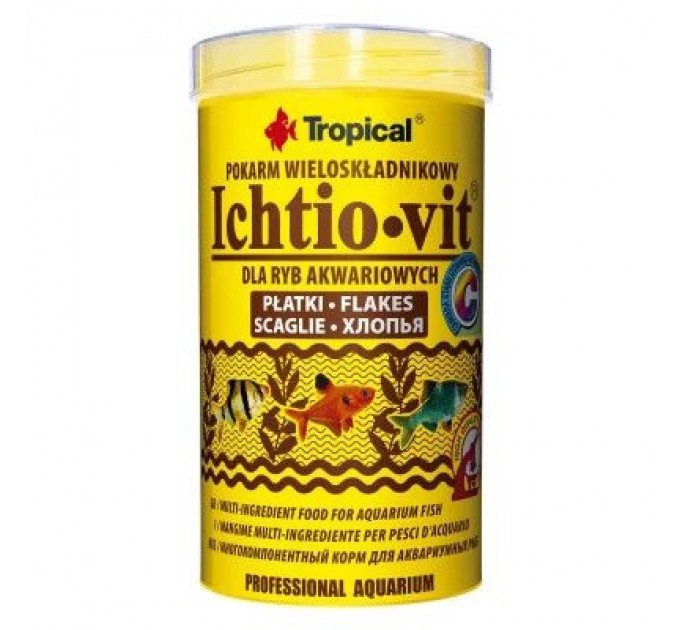 Корм для риб Tropical Ichtio-vit у пластівцях 500 мл (5900469770054)