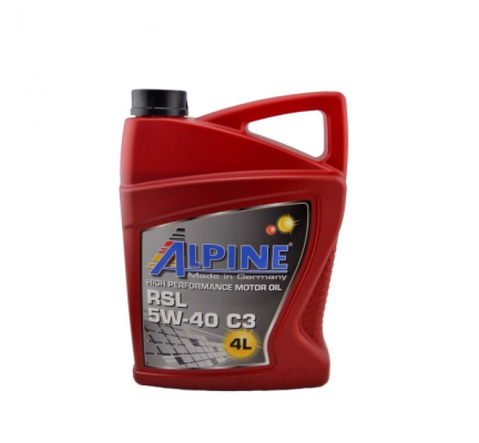 Моторна олива Alpine 5W-40 RSL С3 4л (0175-4)
