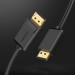 Ugreen Кабель мультимедійний DisplayPort M to DisplayPort M 1.5m DP102 black Ugreen (10245)