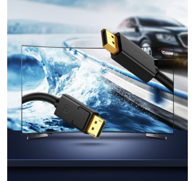 Ugreen Кабель мультимедійний DisplayPort M to DisplayPort M 1.5m DP102 black Ugreen (10245)