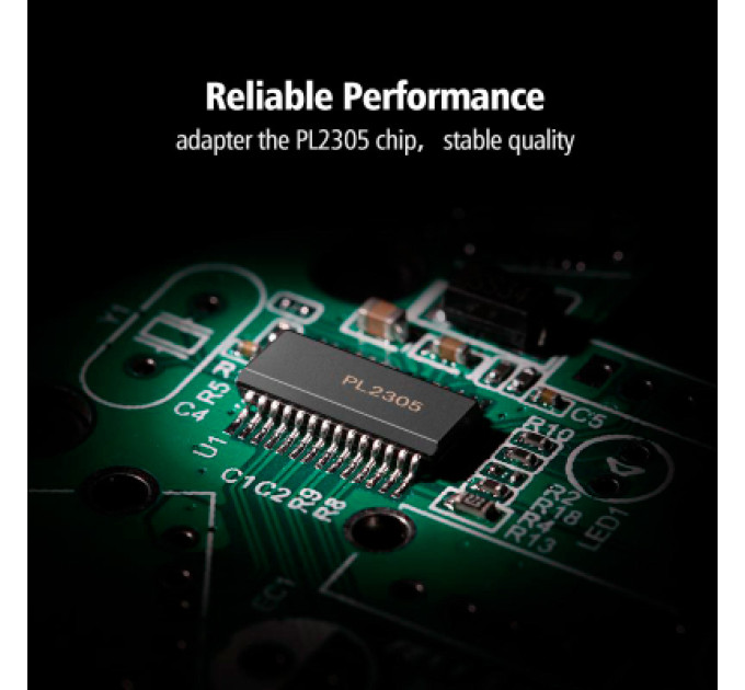 Ugreen Кабель для принтера USB 2.0 to DB25 2.0m US167 black Ugreen (20224)