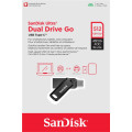 SanDisk USB флеш накопичувач SanDisk 512GB Ultra Dual Go Black USB/Type-C (SDDDC3-512G-G46)