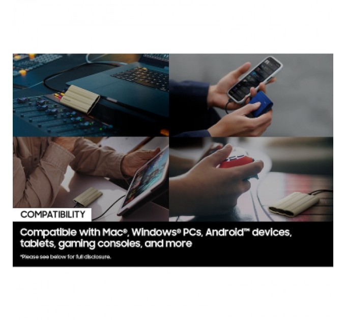 Накопичувач SSD USB 3.2 2TB T7 Shield Samsung (MU-PE2T0R/WW)