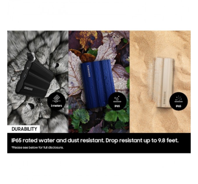 Накопичувач SSD USB 3.2 2TB T7 Shield Samsung (MU-PE2T0R/WW)