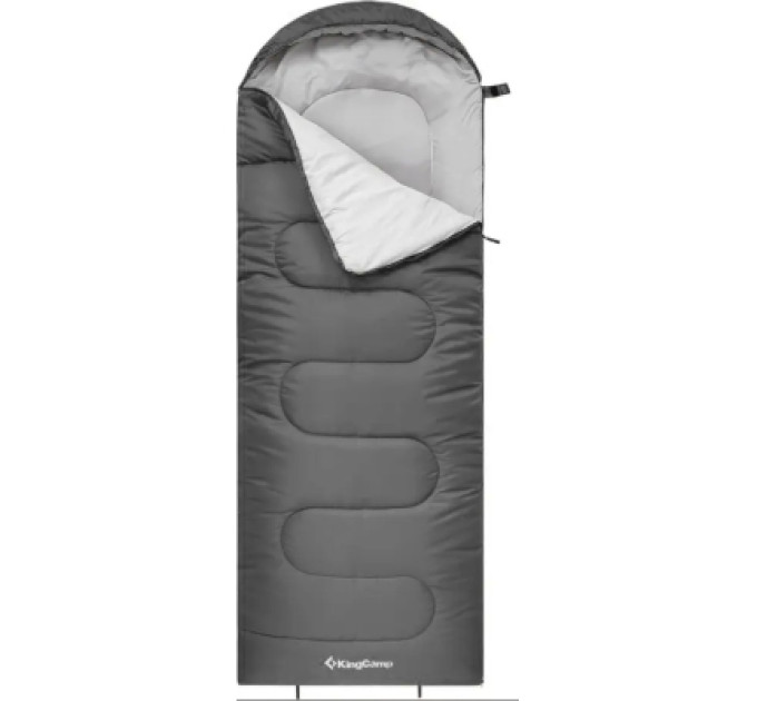 KingCamp Спальний мішок KingCamp Oasis 250S Grey (KS3221_MEDIUMGREY_L)