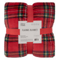 Ardesto Плед Ardesto Christmas Flannel 160х200см, 100% поліестер, клітинка, червоний (ART0133PB)